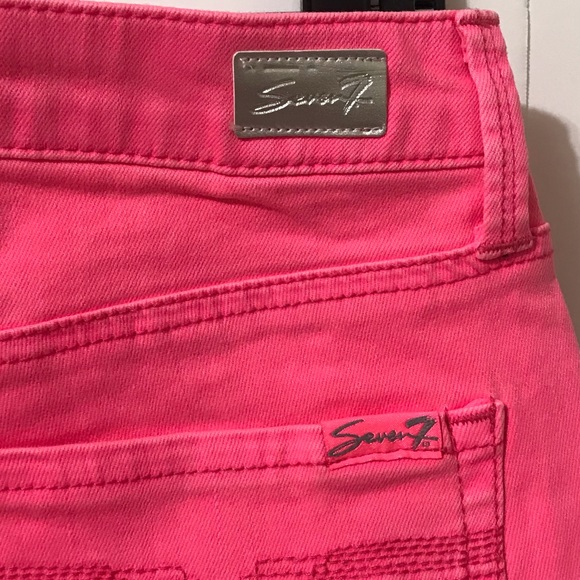 SEVEN 7 High Rise Skinny Denim Pants, Size 8 - Picture 9 of 13